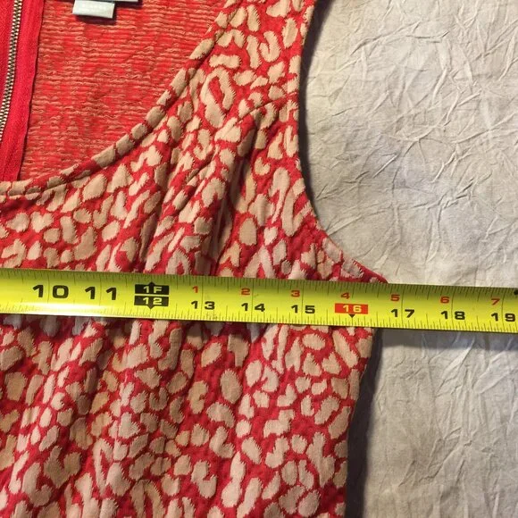 Maeve / Anthropologie sleeveless dress Size XL Zip Up Back - Picture 3 of 9